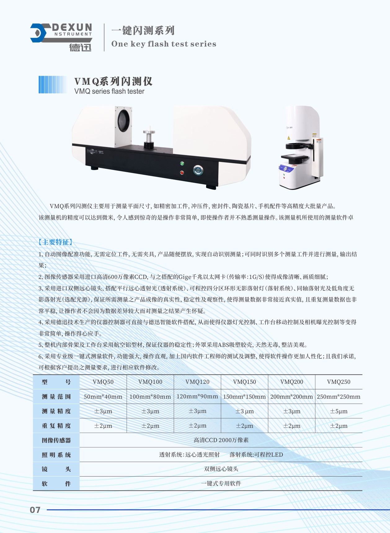 VMQ系列閃測儀 VMQ系列閃測儀